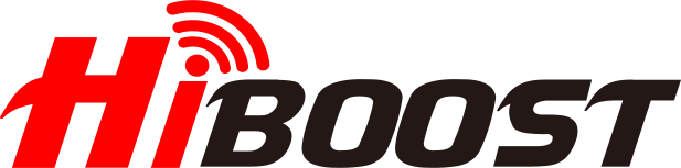 HiBoost mobile phone signal booster company logo